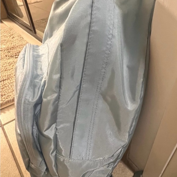 L.L. Bean Kids Light Blue with Pink Logo Backpack - Picture 2 of 2